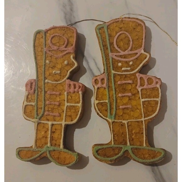 Vintage Christmas Ornaments Lot Of 14 Holiday Handmade Cottage - Picture 2 of 10